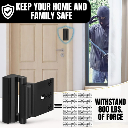 Elariom Smart Door Reinforcement Lock – 800 lbs Protection