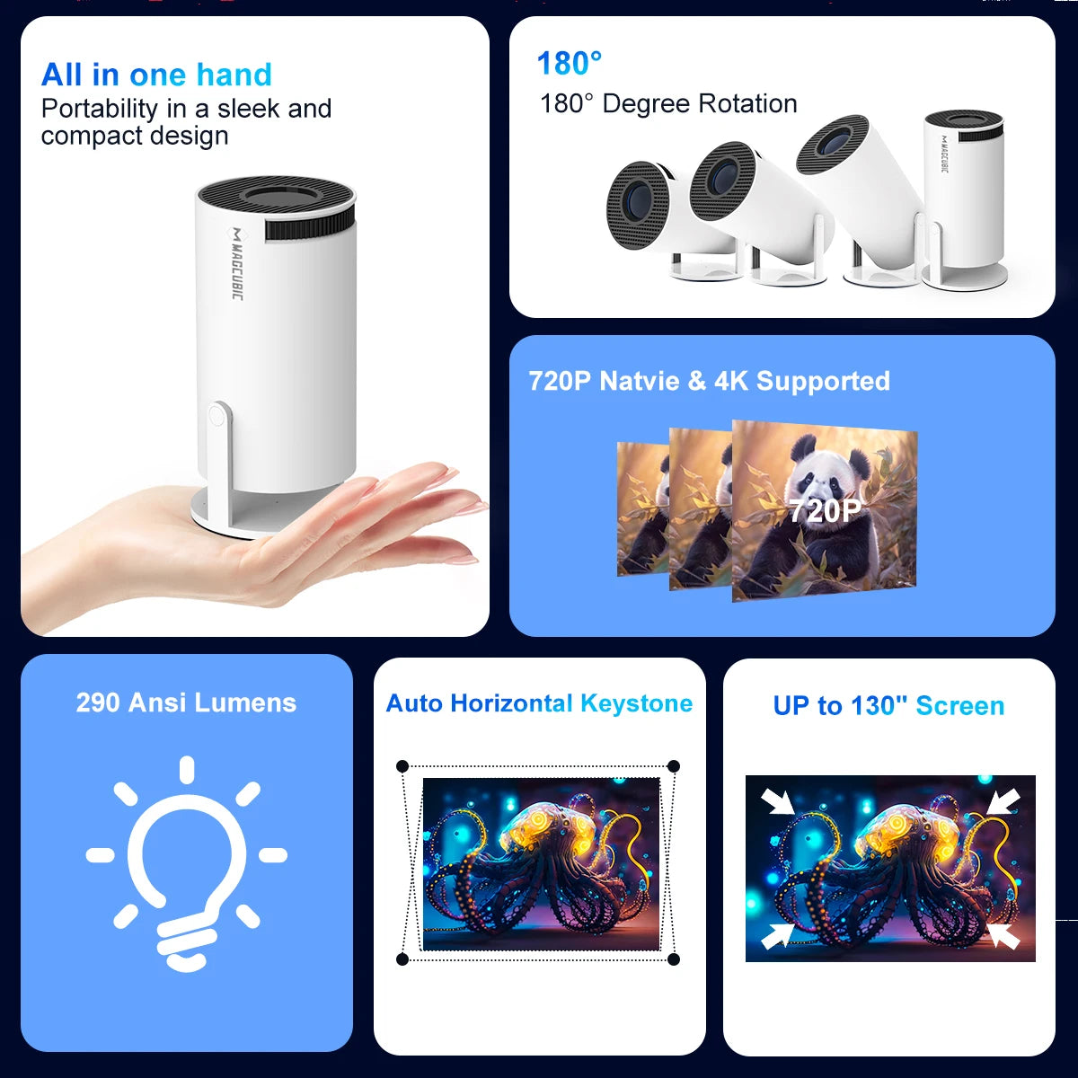 Elariom™ Mini Projector