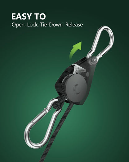 Elariom GravityLock™ Adjustable Rope System